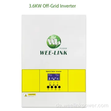3,6 kW Einphase -Raster -Gitter -Solarwechselrichter